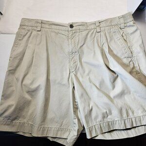 Eddie Bauer Men’s RipStop Beige Tan Khaki Cargo Shorts Size 42